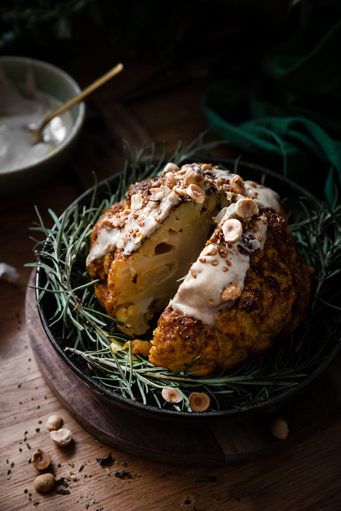 Chou-fleur Rôti Sauce Tahini – MAMIE BOUDE