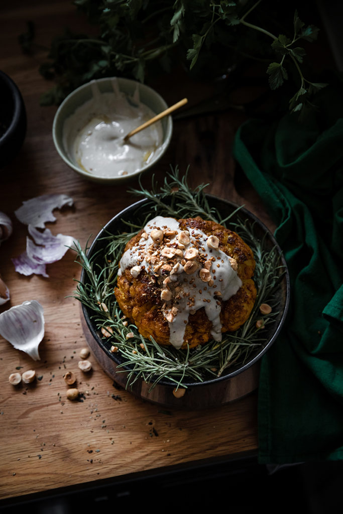 Chou-fleur Rôti Sauce Tahini – MAMIE BOUDE